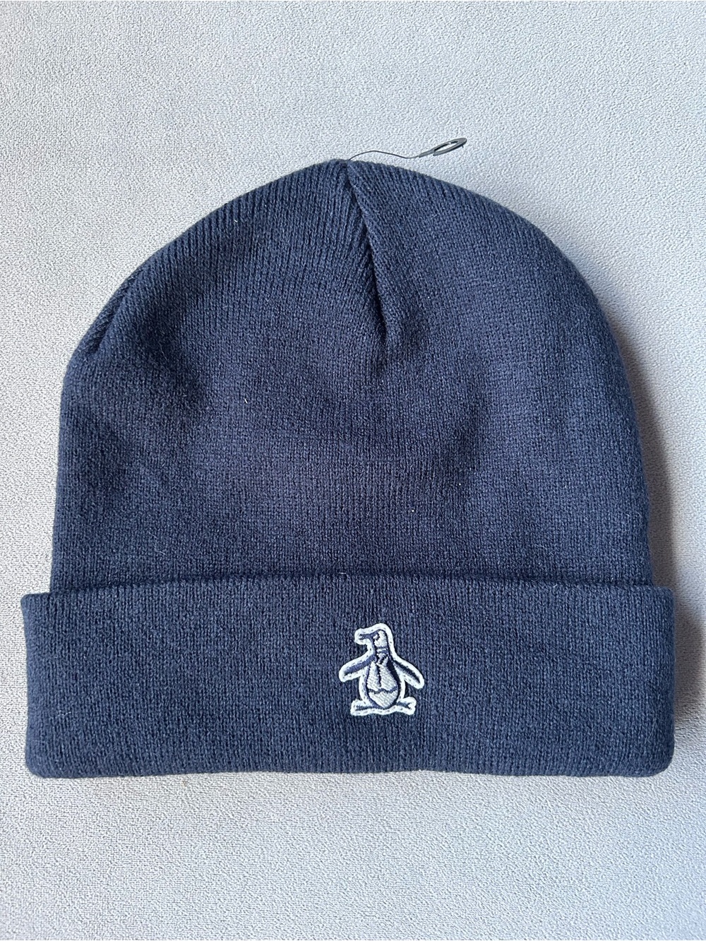 Original Penguin ~ Core Cuffed Golf Beanie ~ One Size ~ Navy Blue ~ NWOT